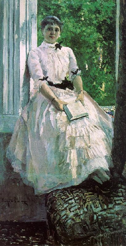Konstantin Korovin Portrait of the Actress, Titiana Liubatovich oil painting picture